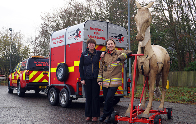 fire service model horse