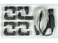 APC provides nine power adapters to connect the Universal Notebook Battery to as many notebook models as possible.