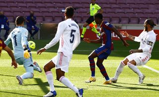 Barcelona's 17-year-old Ansu Fati became the youngest scorer in El Clasico