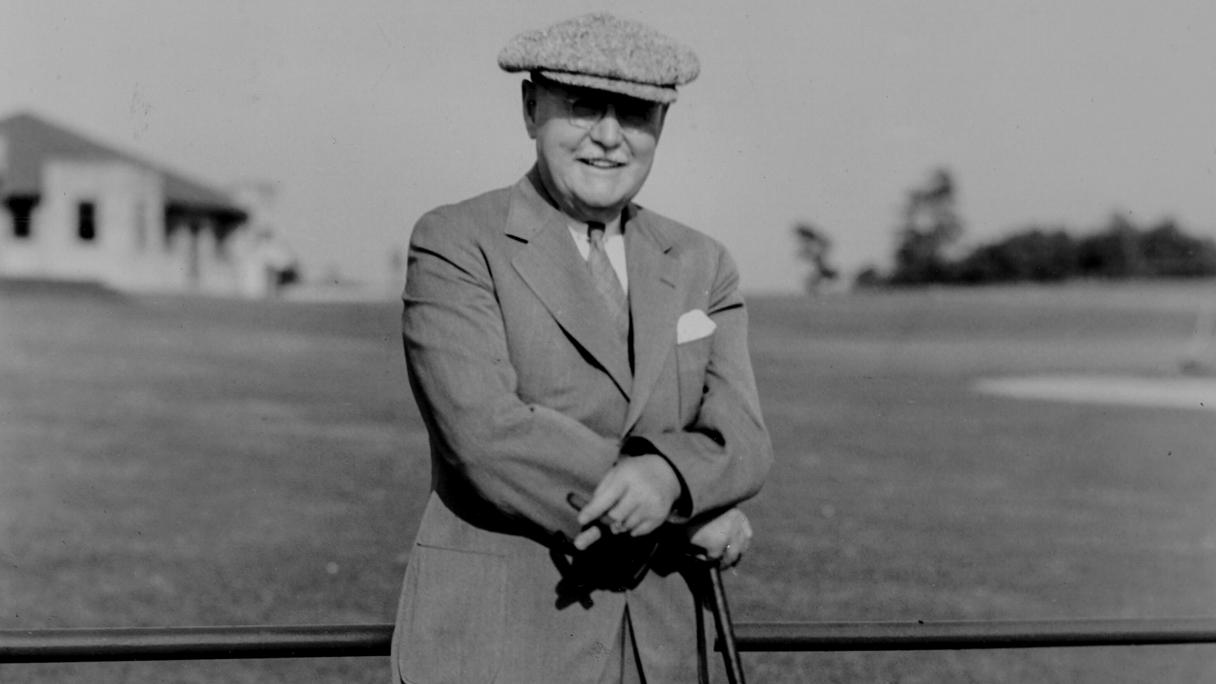 Donald Ross poses for a photograph
