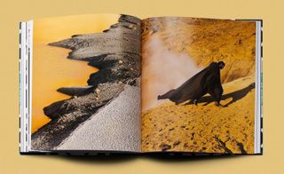 Left: Volcanic shore; Right: Sulphur Explorer in Patternity book