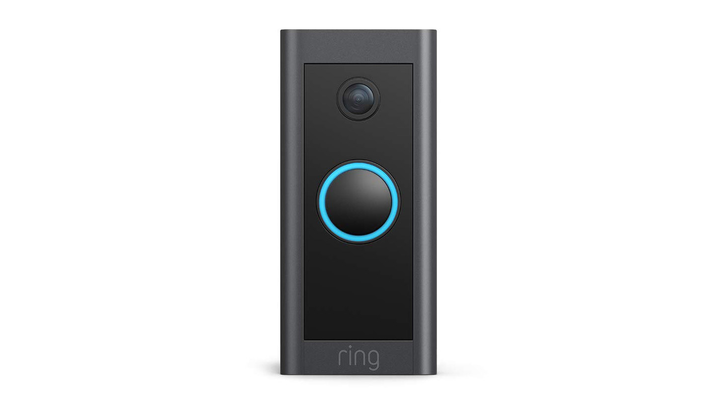 The Ring Video Doorbell Wired on a white background