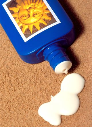 SPF bottle