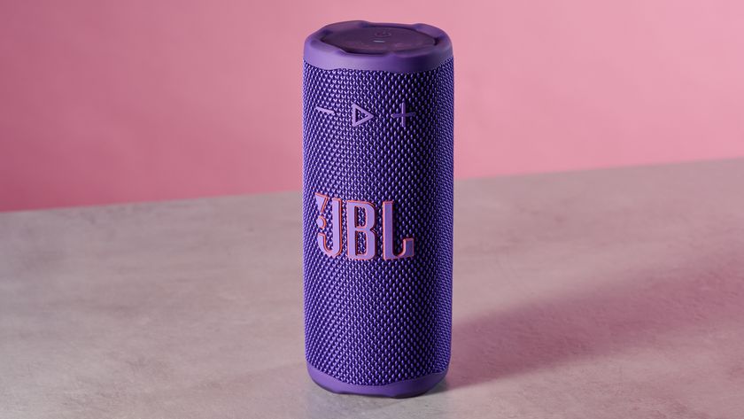 JBL Grip against pink background