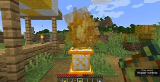 The new pedestal portal in the Poisonous Potato Minecraft update