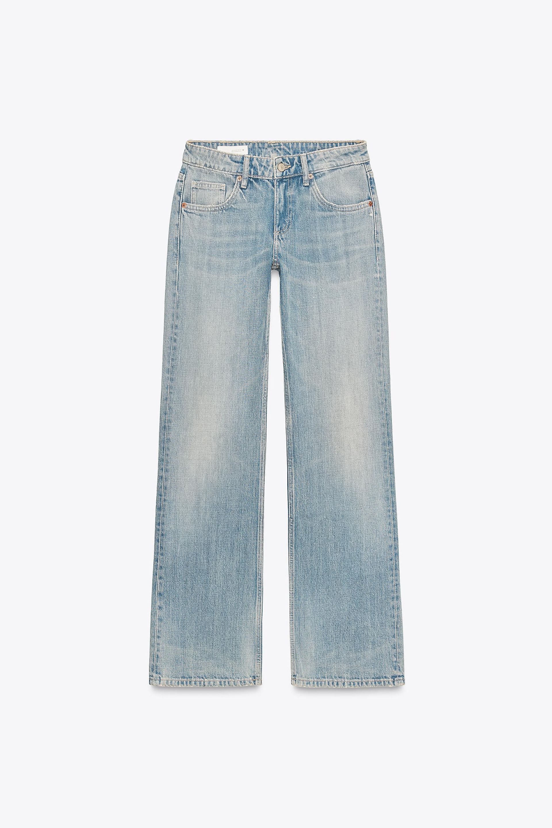 Trf Wide Leg Low Rise Jeans
