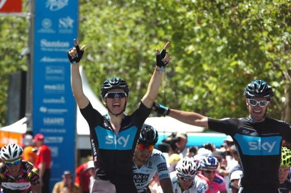 Ben Swift (Team Sky) wins the final stage