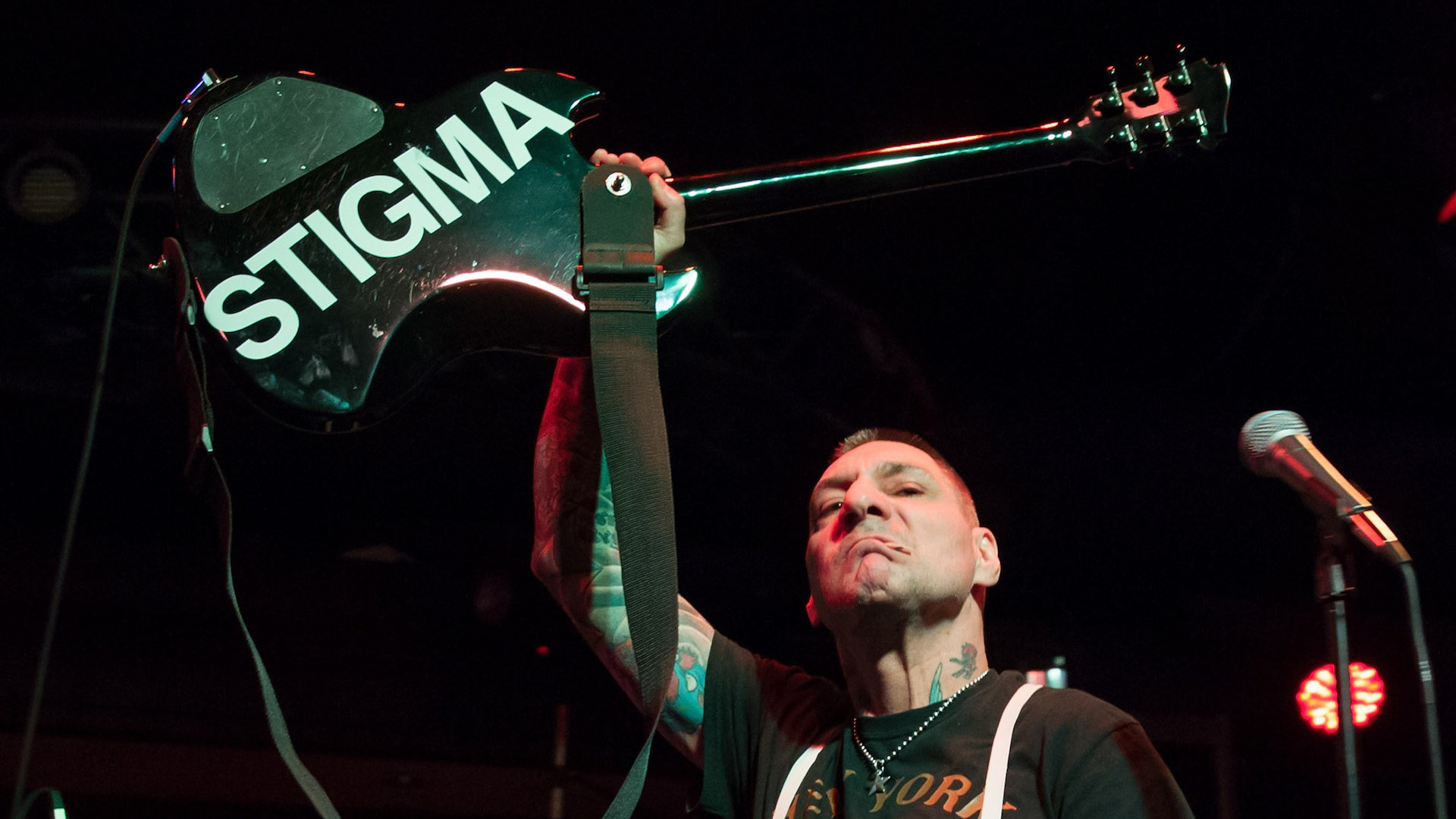 Agnostic Front guitarist Vinnie Stigma