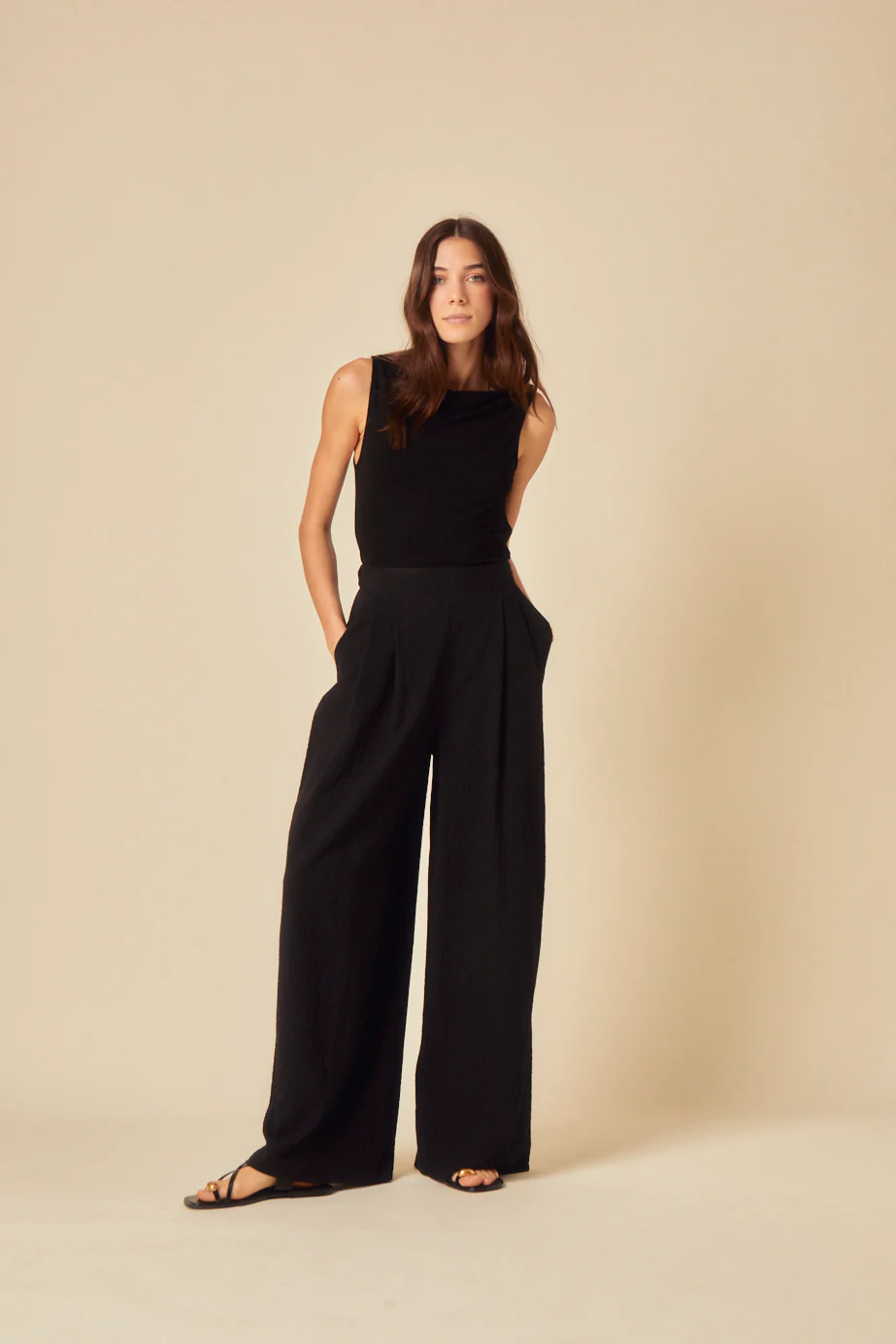 Nobody's Child, Black Wide Leg Zeena Trousers