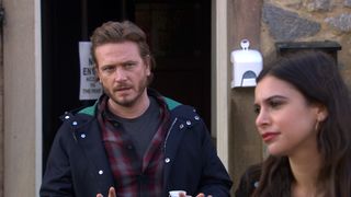 David is forced to tell Meena what he was doing with Leyla which blows Liam's proposal surprise