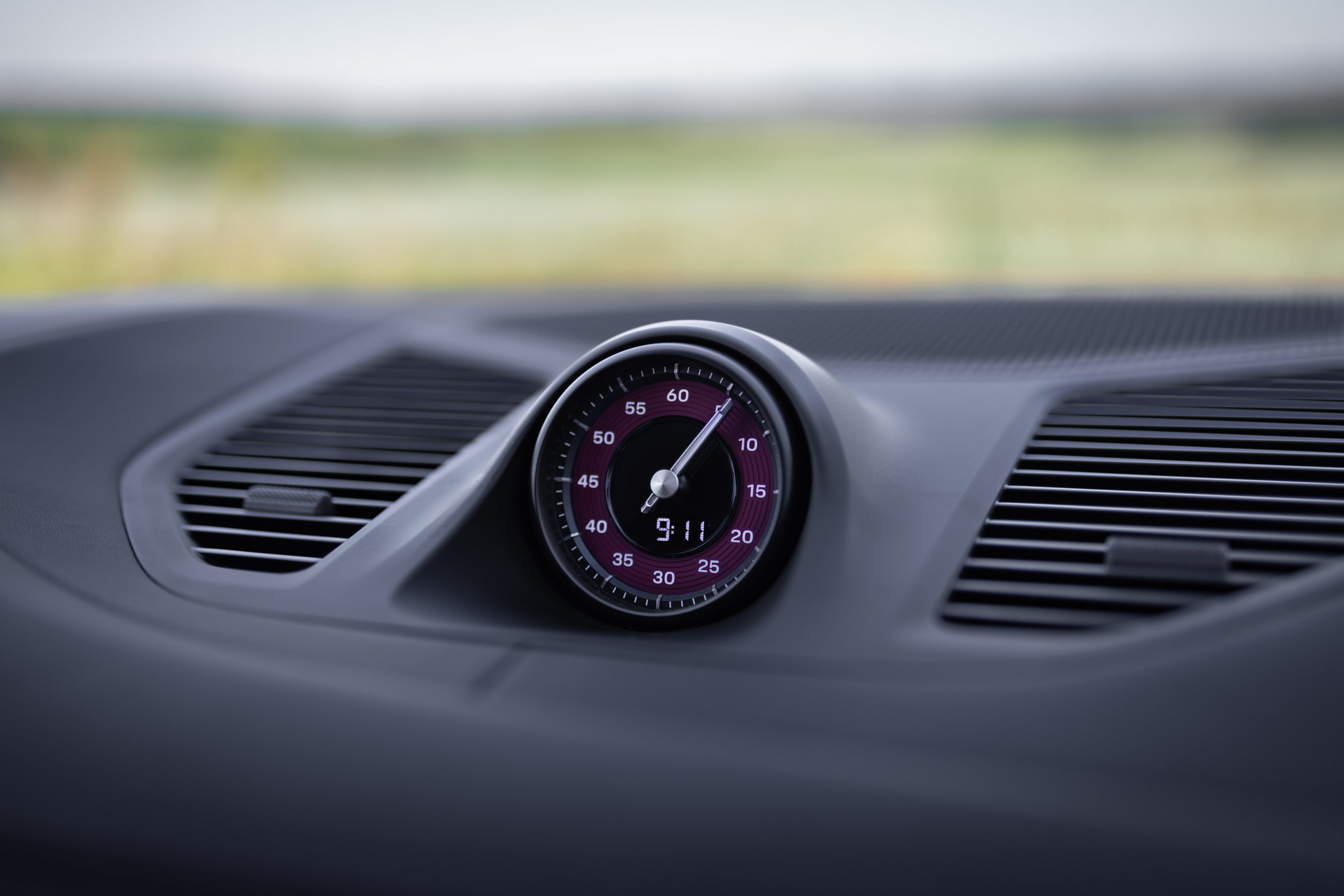 Interior views of the Porsche Cayenne