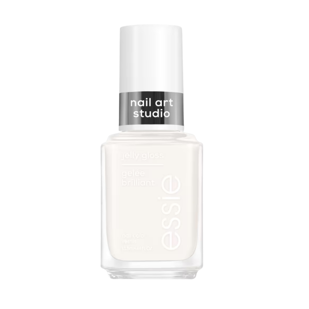 A product shot of the essie Nail Art Studio Jelly Gloss in Arctic Jelly, on a white background