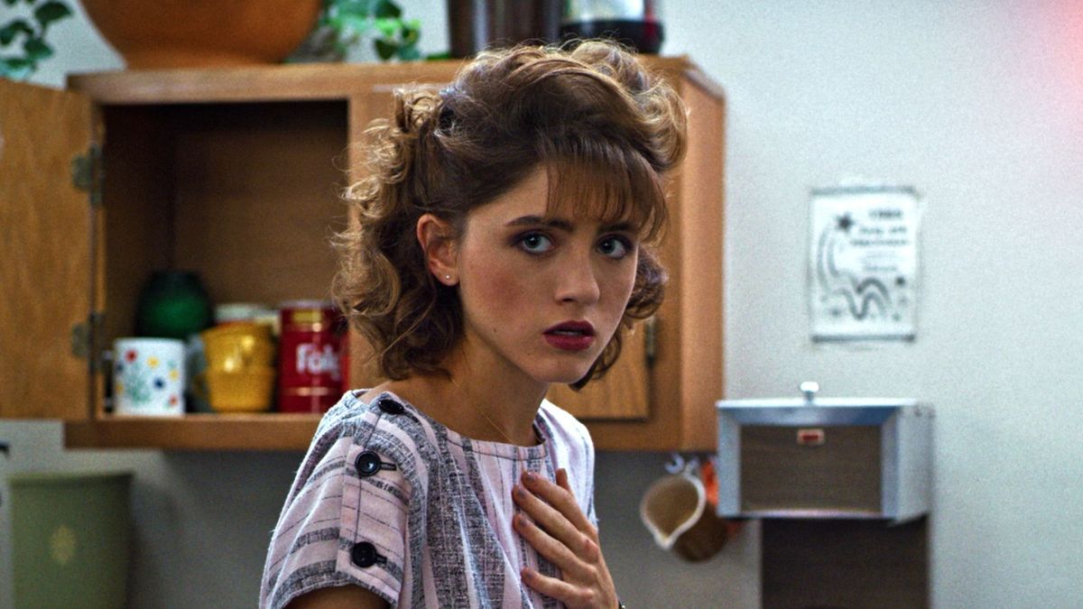 Natalia Dyer as Nancy Wheeler in Stranger Things season 3