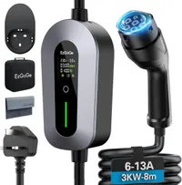 EzGoGo EV Charger Cable Type 2 to 3 Pin Plug
