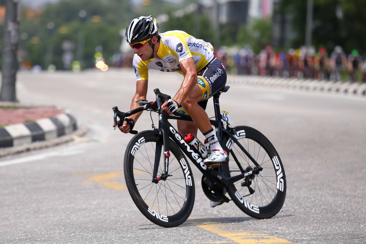 Race leader Youcef Reguigui