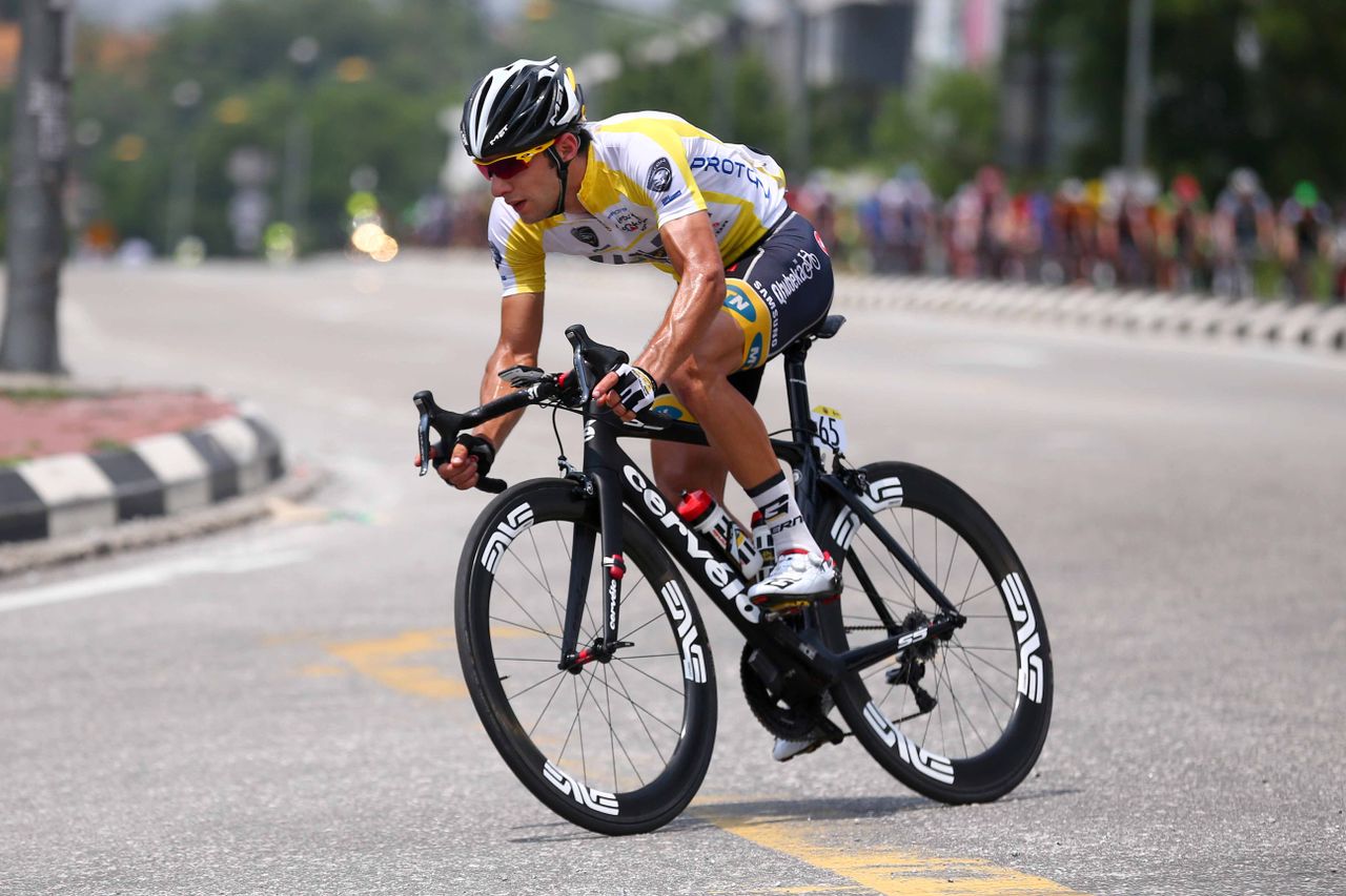 Race leader Youcef Reguigui