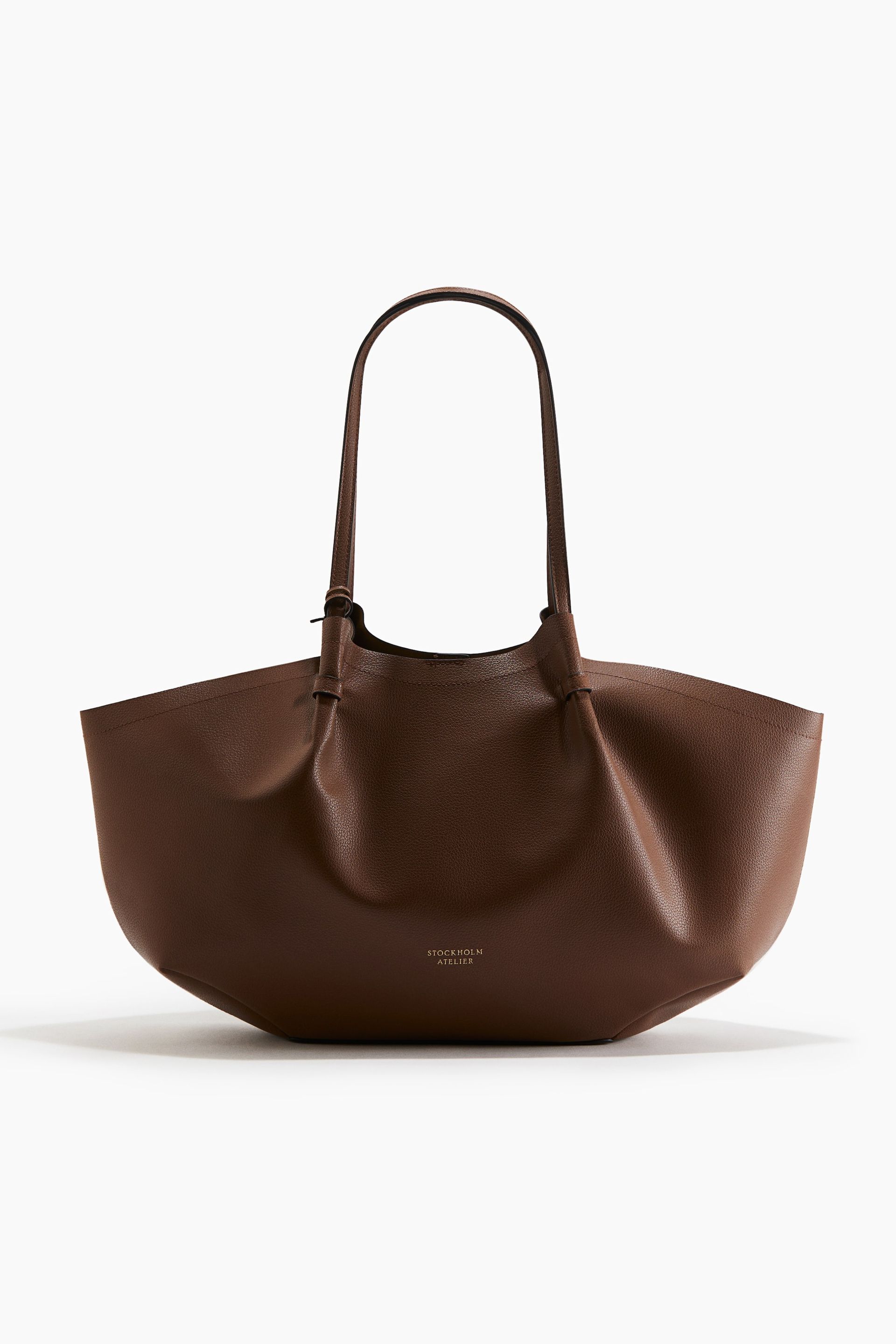 Shopper With Pouch - Brown