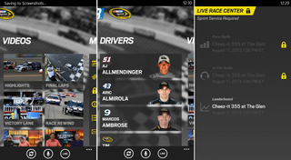 NASCAR for Windows Phone 8