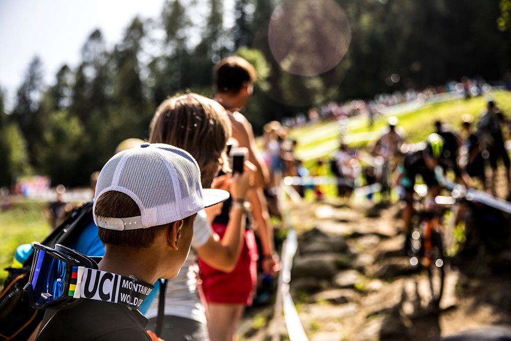 Fans turn out to watch the racing
