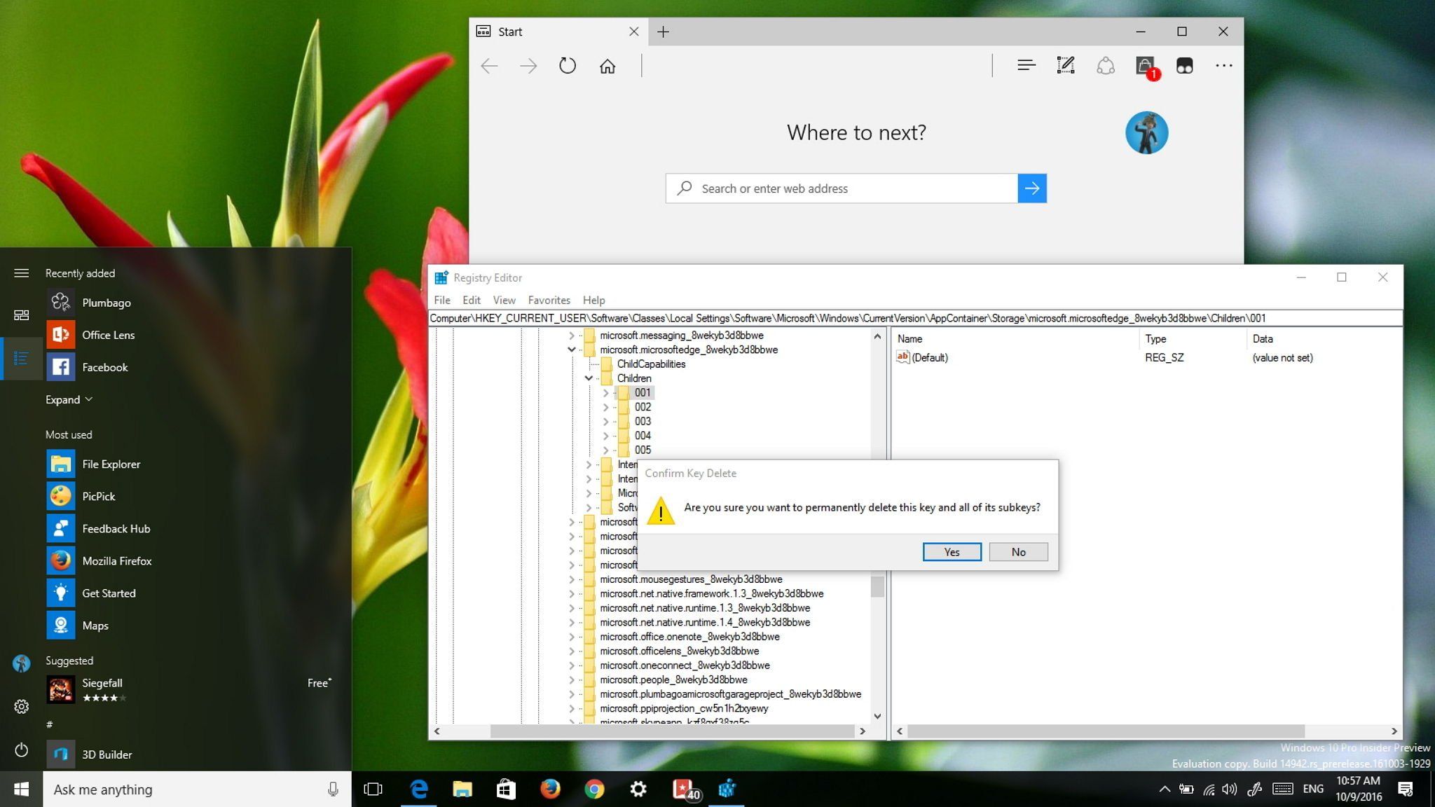 How to fix Microsoft Edge crashing issue on Windows 10 build 14942 ...