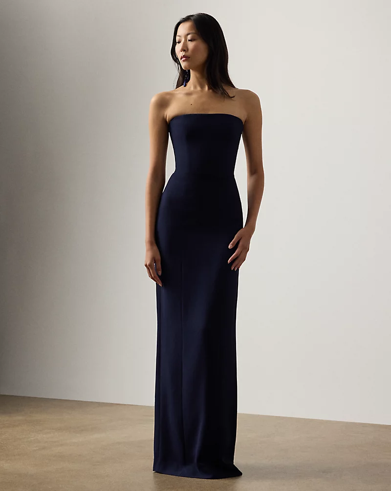 Shelly Silk Cady Evening Dress