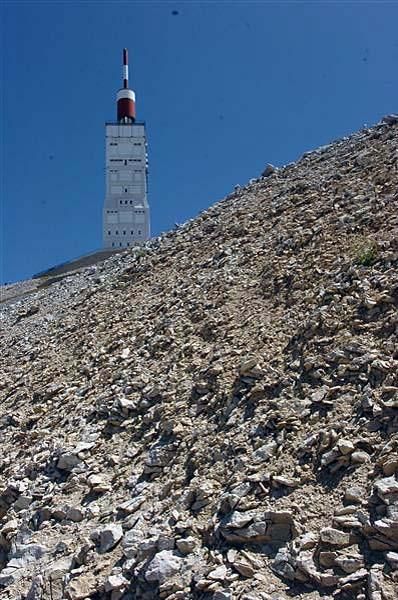 The world atop Mont Ventoux.