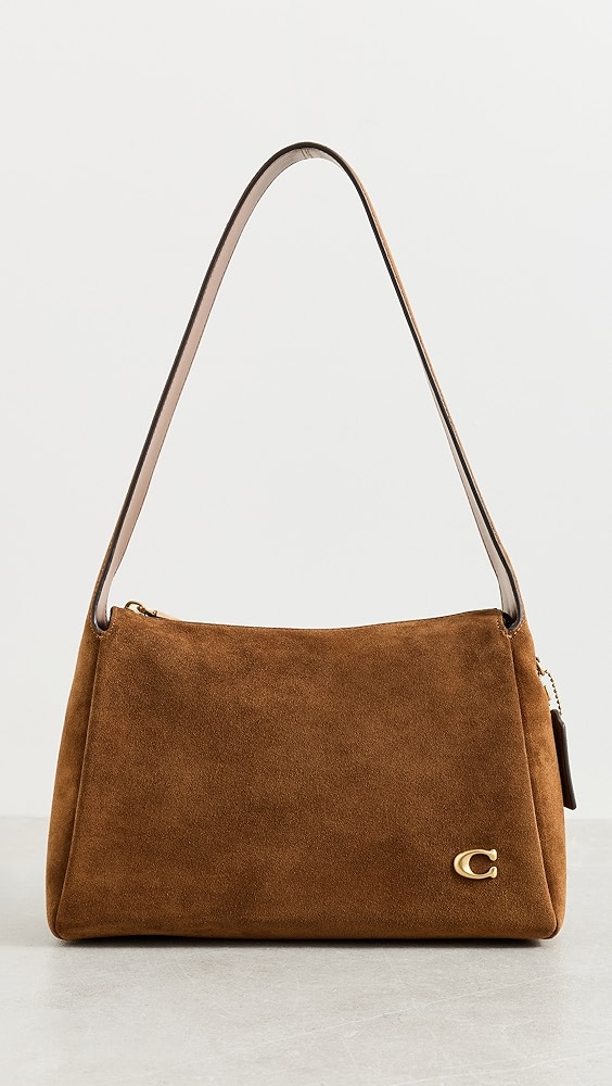 Coach Suede Lola Shoulder Bag