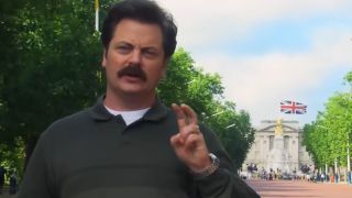 Nick Offerman as Ron Swanson in Parks and Recreation