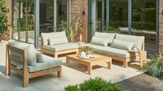 outdoor seating ideas: kettler garden sofa set