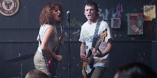 Green Room Alia Shawkat and Anton Yelchin playing together on stage