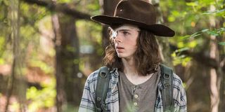 Carl on this season of The Walking Dead