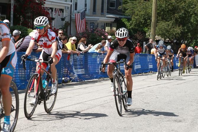 Stevens at the front on the Wall