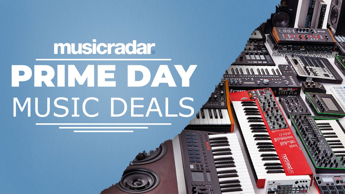 Prime Day music deals graphic