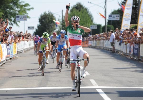 Visconti pulled off a perfect sprint