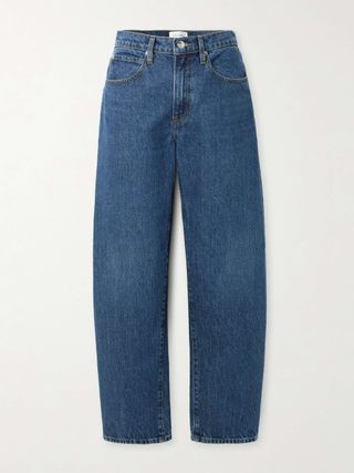 Low Slung Barrel Boyfriend Jeans