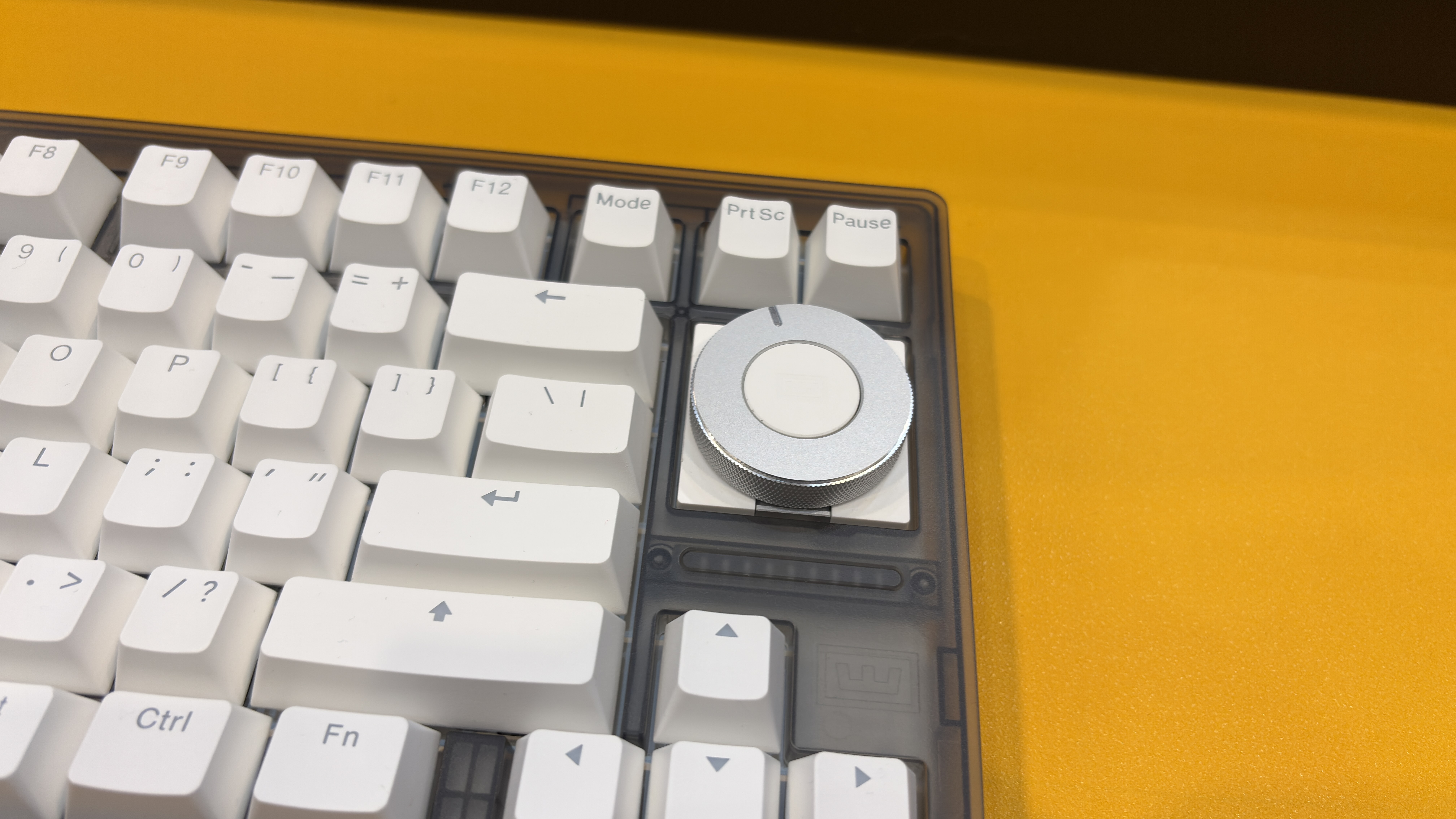 Wooting's new knob on display at its booth at Computex 2026.