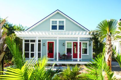 small exterior of a cottage house