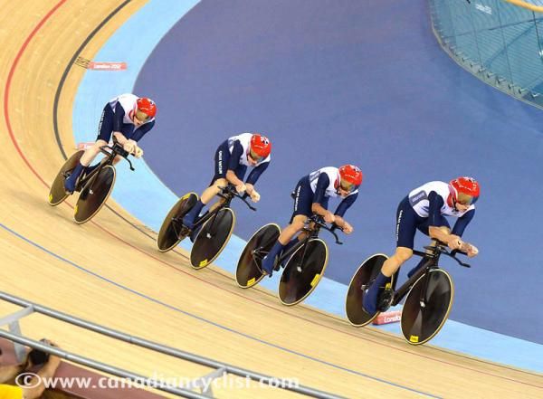 Great Britain won team pursuit gold and set another world record