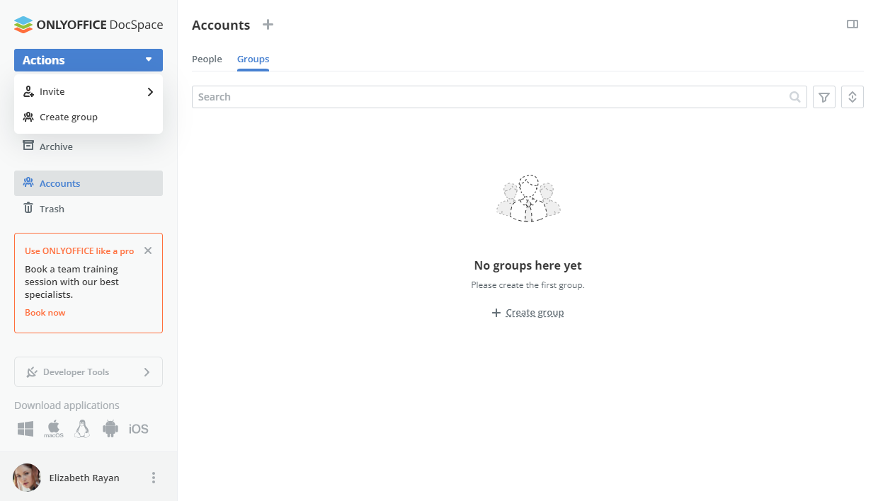 Onlyoffice DocSpace 2.5