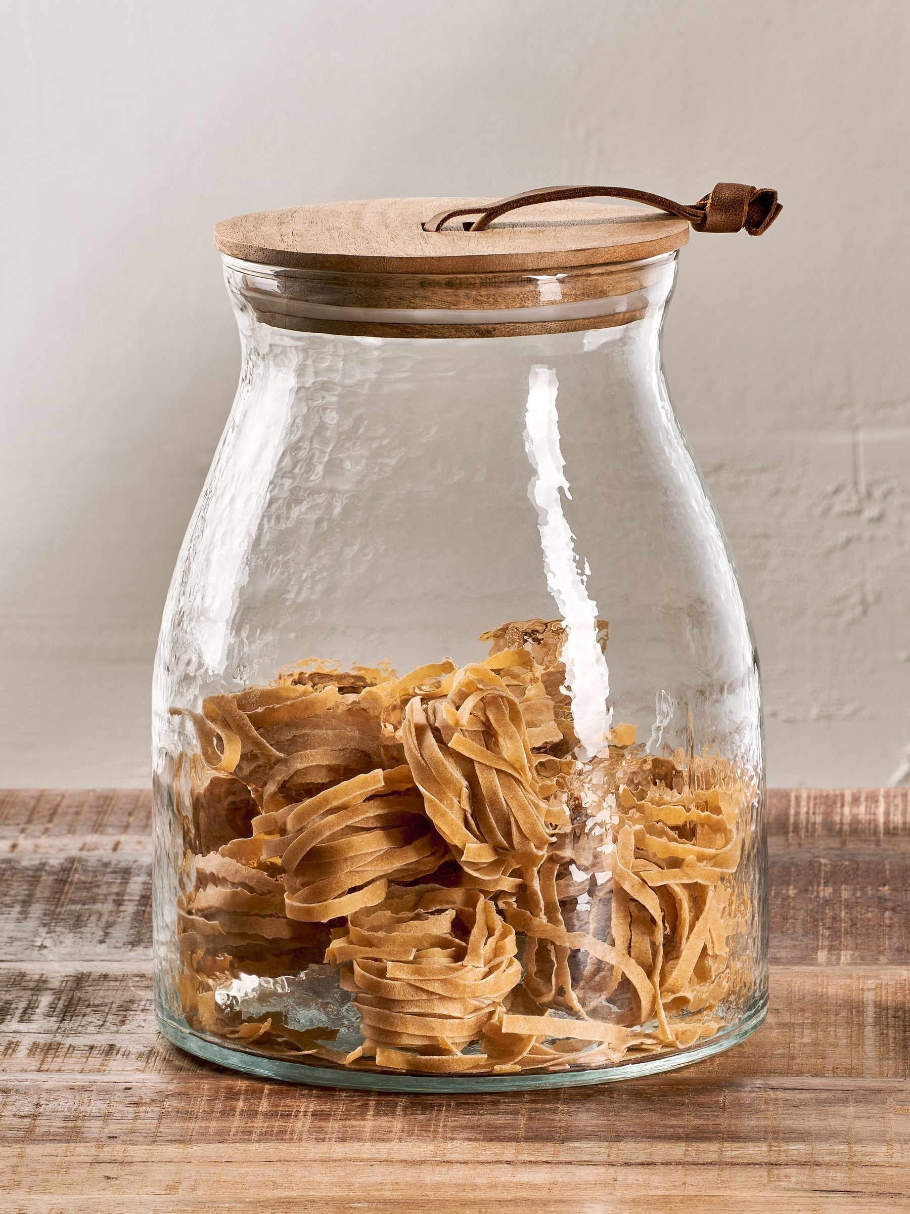 Nkuku Clear Shaan Storage Jar