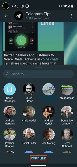 How To Create Share Telegram Widgets App 3