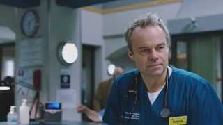 Patrick has his eye on Dylan in Casualty. 