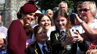 Catherine, Princess of Wales poses for a selfie photograph