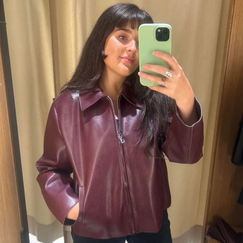 Image of burgundy jacket