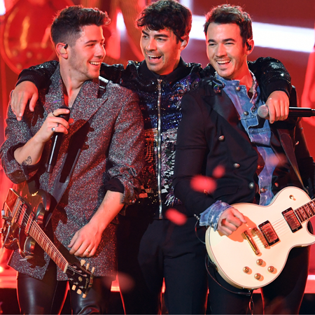 Nick Jonas, Joe Jonas, and Kevin Jonas of Jonas Brothers perform onstage during the 2019 Billboard Music Awards at MGM Grand Garden Arena on May 01, 2019 in Las Vegas, Nevada