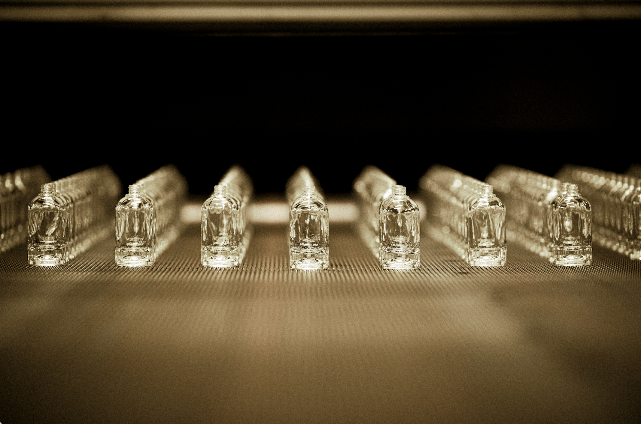 Aesop Unforeseen Aer bottles being made