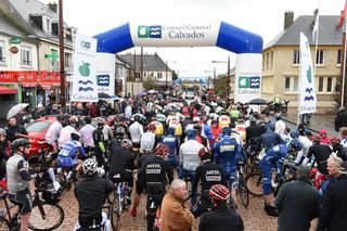 Start, Tour de Normandie 2015, stage one