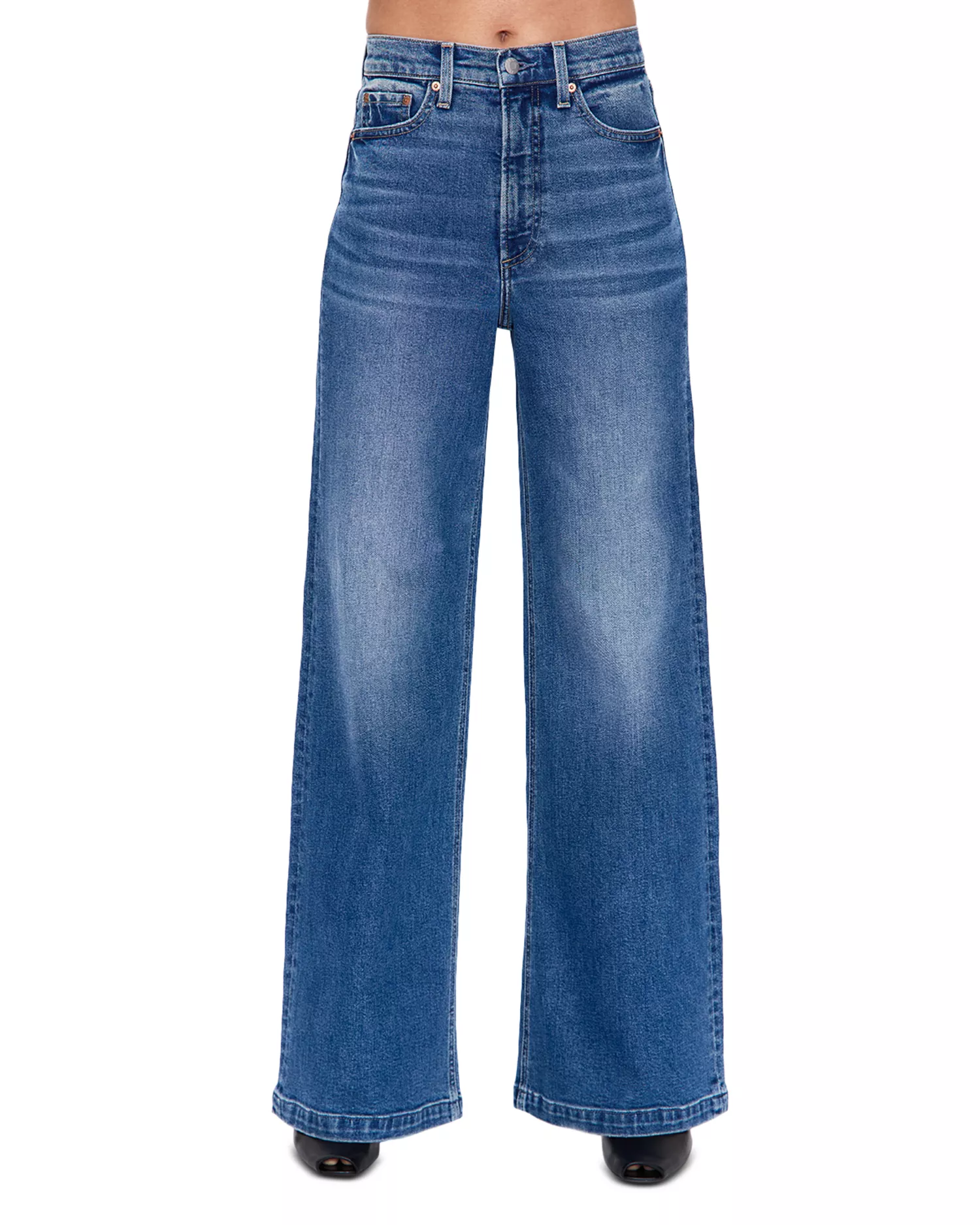 Lana High Rise Wide Leg Jeans in Soho