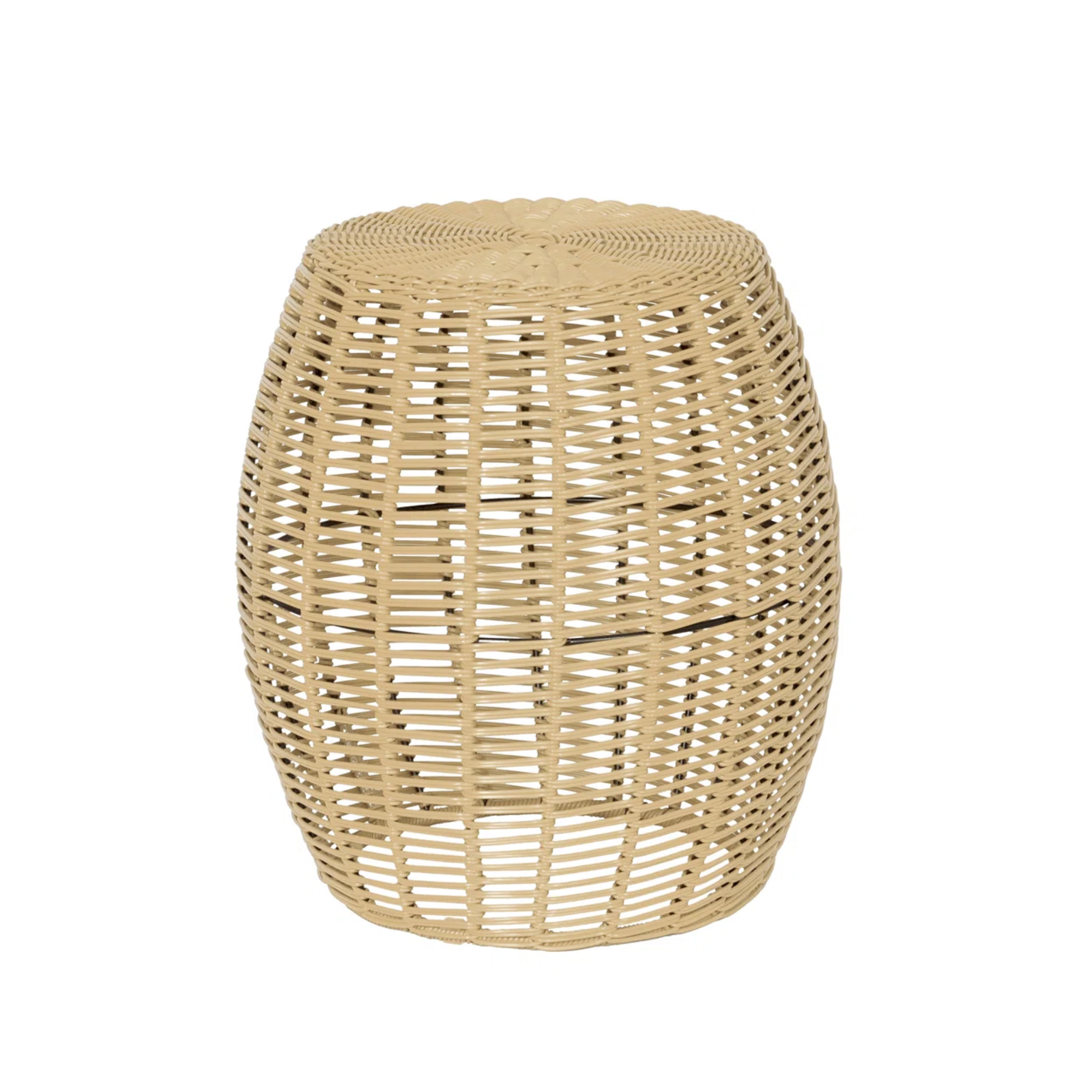 an outdoor side table