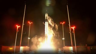 Rocket Lab's HASTE suborbital rocket launches the DART AE hypersonic vehicle for the U.S. military on Feb. 27, 2026.